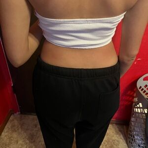 Bikini like top with front tie